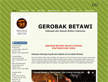 Tablet Screenshot of gerobakbetawi.com